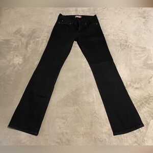 Eunina Black Straight Leg Jeans